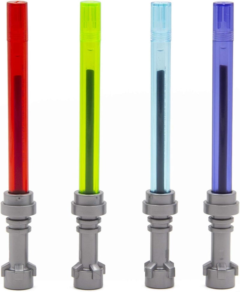 IQ LEGO Star Wars Lightsaber Gel Pen Set - 4 Pack Gel Pens (52875A) - Image 5